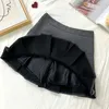 Skirts Pleated Vintage Black Women Kawaii High Waist Sexy Mini Korean Fashion School Uniform Casual Street