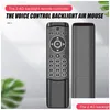 Keyboards Mt1 Backlit Voice Remote Control Gyro Wireless Air Mouse 2.4G For Android Tv Box Drop Delivery Computers Networking Keyboard Otmsu