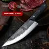 Cuchillos de cocina Cuchillo de chef chino hecho a mano Revestido de acero forjado Deshuesado Rebanado Cuchillos de cocina de carnicero Hecho en China Herramientas de cocina Profesional NUEVO Q240226