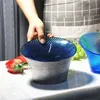 Miski szklana miska stożkowa sałatka taca owocowa gospodarstwa domowego wysokie wygląd zagraniczny kolor prosty śmieci na śmieci puszki puszki