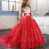 Girl Dresses Children's Wedding Flower Dress Kids Long Party Princess Clothing Ball Gowns Vestidos