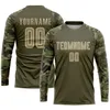 Niestandardowe Olive Vegas Gold-Camo Sublimation Salute to Service Soccer Mundum Jersey