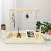 Necklaces Solid wood household jewelry box storage bracelet rack table hanging necklace rack bracelet rack tray jewelry display rack