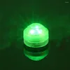 Luzes noturnas mini submersível led pequenas velas de chá subaquáticas à prova d'água rgb multicolorido sem chama lanterna de vaso