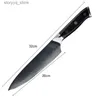 Mutfak Bıçakları Bulma Mutfak Bıçakları Yeni G10 Sap Şam Bıçak 8 inç Profesyonel Şef Bıçak 67 Katmanlar Japon Şam VG10 Çelik Q240226