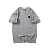 T 셔츠 남성 여성 디자이너 Tshirt Loose Tees Man Stoney Island 럭셔리 스트리트웨어 반바지 슬리브 Tshirt 의류 모션 현재 고품질 스톤즈 섬 셔츠 41