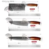 Noża kuchenne Yarenh Professional Kiten Knife - 73 Warstwy Damascus stal nierdzewna - Chef Sashimi Chleb Santoku Paring Narzędzia do gotowania Q240226