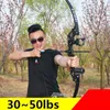 Bow Arrow New Professional Straight Draw Bow 30-50 kg kraftfull jakt bågskytte båge och pil utomhusjakt skytte utomhussport YQ240327