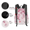 Sac à dos Cherry Blossom Rose Student School Sacs Ordinateur portable personnalisé pour hommes femmes femme voyage Mochila