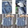 Jackets Boys Spring Coat 2023 Childrens Denim Baseball Jacket Baby Fashion Casual Kids Jeans For Boy 230904 Drop Delivery Maternity Dhk4H