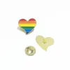 Partihandel Lesbisk gay stolthet Rainbow Lapel Pins Badge Anpassad rimlig prismetallemalj Pin 2024226