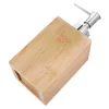 Liquid Soap Dispenser Hand Bottle Home Decor Shampoo Refillable Lotion Dispensing Kitchen Bamboo With Pump Travel Dish