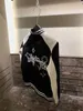 Kvinnorjackor Designer Woman Coat L V Full Print Jacquard Jacket broderad vinterull för män och kvinnor med amerikansk retro baseballkläder Bomullsjacka 88
