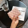 Fashion Diamond Short Wallet New Fashion Zipper Wallet Card Bag 031124A