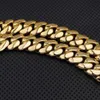 Benutzerdefinierte Miami Cuban Link Chain 14k Echtgold vergoldet Iced Out Moissanit Halskette 925 Silber Hip Hop Mossanit Schmuck für Männer