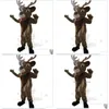 Mascot Costumes Elk Costume Suit Gra Gra Fancy Dress Fits Odzież Reklama Promocja Karnawał Halloween postać adt drop dhwa2