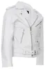 Mens Turn-lapel Pu Jacket Coat Outside Spring and Autumn Street Trendy Mens Personality Simple Punk Coat Drop 240222