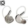 ヘッドフォンkbear xuanwu hifi inearwired earphone ofc分離可能なオーディオケーブルヘッドフォンauriculares hdマイク強化ベースIEM