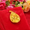 Hängen Vietnam Gold Jewelry Brass Gold-Plated Lotus Carp Pendant Women's Fashion Imitation Accessories