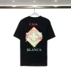 XLT T-shirts pour hommes Tall Mens Designer Casablanca T-shirt Fashion Men T-shirts décontractés