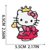 Cartoon Accessories Baby Girl Cats Embroidery Sewing Notions Iron On Badge For Clothes Jeans Bags Kids T-Shirts Diy Es Drop Delivery M Otgfb