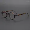 Zonnebril Acetaat Ronde Leesbril Heren Dames Vintage Schildpad Brillen Frame Optisch Brillenrecept Anti Blauw Licht