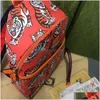 Plecaki projektant dzieci liter tygrysa drukowana moda dzieci pu skóra podwójna torby shoder