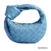 venetaabottegaaノットラグジュアリーバッグJodie Cloud Woven Dumpling Soft Leather Tote Handbags WomenBags H3F3