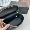10A Kosmetiktaschen in Spiegelqualität, Designer-Kosmetik, 18 cm, Make-up-Tasche aus echtem Leder, Mini-Umhängetaschen, Umhängetaschen für Damen, Kettentaschen mit Box