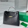 Andiamo venetabottegs lüks el çantası 2024 tasarımcı çanta kadın dokuma çanta b tasarımcılar yumuşak sevimli omuz çantası erkek marka çanta deri kotlar cxd231172-15