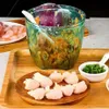 Handmatige hakmolen voor groenten Fruit Salade Noten Knoflook Uien Hakmachine Handtrekkoordsnijder Vleesmolen Blender Keukenmachine 202976