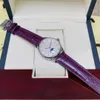 Lüks Marka Kuvars Kadınlar Sapphire Mirror Feminine Glamour Güzel 34mm