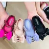 Mini Melissa Retro Design Summer Sandals Girl Pvc Bowknot Jelly Shoes Kids Classical Princess Spring Dress Shoes Hmi105 240222