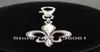 Vintage Argent Fleur De Lis Fleur De Lys Porte-clés Pendentif Fermoir Pivotant Porte-clés En Métal Pour Clés De Voiture Porte-clés DIY Sac Sac À Main Bijoux 3349193