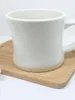 Tazze Tazza in vita creativa Tazza in ceramica bianca al latte Tazza da cartone animato Pubblicità minimalista Caffè carino