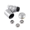 60x mini microscope مكونة من مجوهرات زجاجية مكبرة مع LED LED LED Light Loupe Lens Pocket Jeweler Loupe Leather Pouch Mg9882