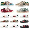 Designer sapatos casuais abelhas ace tênis baixos homens mulheres sapatos de alta qualidade tigre vermelho branco listras verdes andando tênisace abelha desenhos animados abelhas tigres flores