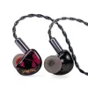 سماعات الرأس Kiwi Ears Cadenza 10mm Beryllium Dynamic Driver IEM 4Core مضفر من النحاس مع ترتيب مسبق بإنهاء واحد بحجم 3.5 ملم
