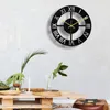 Wall Clocks 3D Stereo Black Digital Clock For Home Decor Simple Sticker Wanduhr Schwarz