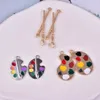 Breloques en alliage, Palette de pinceaux, tige de bijoux, breloque, fabrication de collier, boucles d'oreilles, pendentif, accessoires artisanaux, 10 pièces