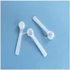 0 5g gram 1ML Plastic Scoop PP Spoon Measuring Tool for Liquid medical milk powder - 200pcs lot OP1002294e