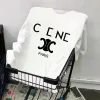 Gelişmiş Versiyon Kadın T-Shirt Yaz Selin Mektubu Baskı Kısa Kollu Gevşek T-Shirt Kadınlar Sıradan Çift Moda Tüm Basit Trend Yarım Kollu