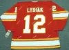 1 jim craig 12 tom lysiak 9 jean pronovost 3 pat quinn atlanta flames maglia da hockey vintage 1980 S-3XL