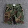 Herrenshorts 2021 Sommer amerikanische Mode Herren lockere und bequeme Camouflage-Shorts Straßensportbekleidung Jogginghose 61 240226