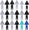 Mens Hoodies Sweatshirts 2023SS Tracksuits 캐주얼 고품질 자수 남성 여성 Hoodie Trapstar London Shooter Hooded Tracksuit 디자이너 스포츠웨어