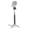 Selfie monopods gaqou camera selfie stick pole monopod stativhållare adapter för go pro hjälte 6 5 4 3 sjcam sj4000 för yi för telefon 24329