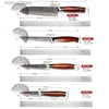 Кухонные ножи YARENH Профессиональный кухонный нож — 73 слоя дамасской нержавеющей стали — Chef Sashimi Bread Santoku Utility Cooking Tools Q240226