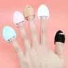 Makeup Sponges Puff Tools Torra våta dubbla användningsverktyg Svamp THUMB Luftkudde Mini Size Cosmetic Highlighter Blender