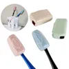 Ensemble d'accessoires de bain 4/8 pièces, couleur aléatoire, étui Portable pour la maison, salle de bain, boîte de rangement de voyage anti-poussière, capuchon de brosse, couvre-tête de brosse à dents