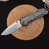 Camping BM 565 Folding Knife Carbon Fiber Handle Outdoor Hunting Survival Safety Defense Pocket Knives EDC Tool